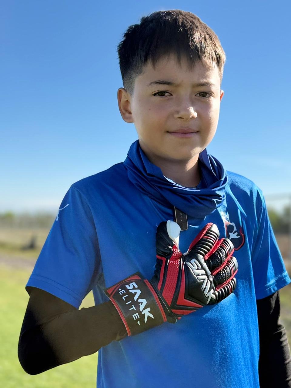 Guantes de portero SAAK Elite – Máximo agarre profesional - Rojo - Image 3