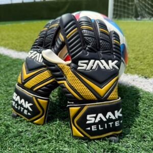Guantes de portero SAAK Elite – Máximo agarre profesional - Dorado
